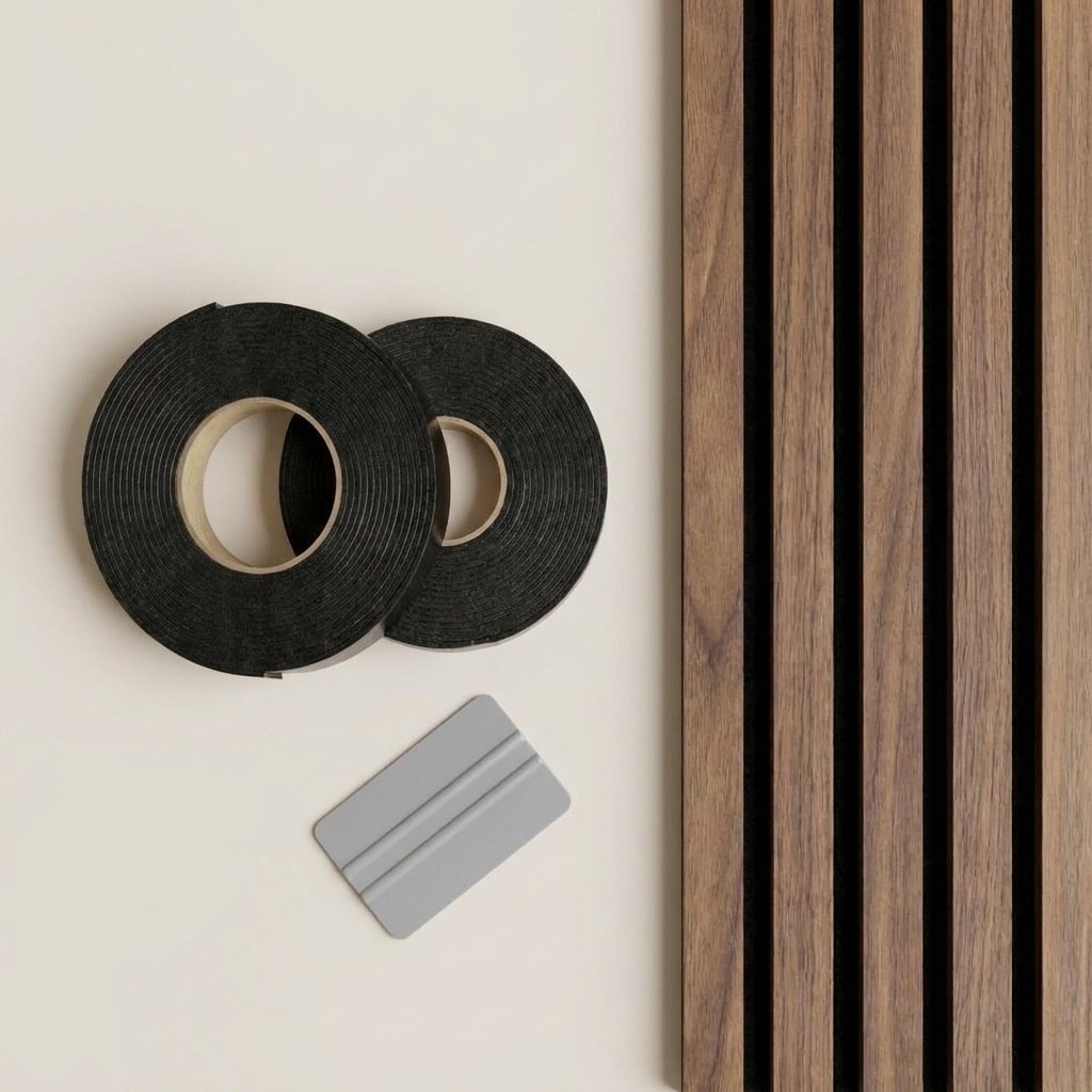 Strong-Hold Mounting Tape & Squeegee