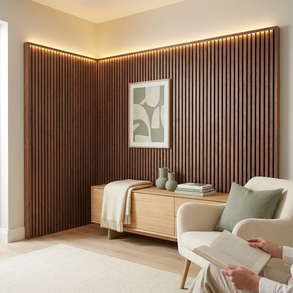 L-Shaped Corner Trims for Slat Panels — 2 × 270 cm
