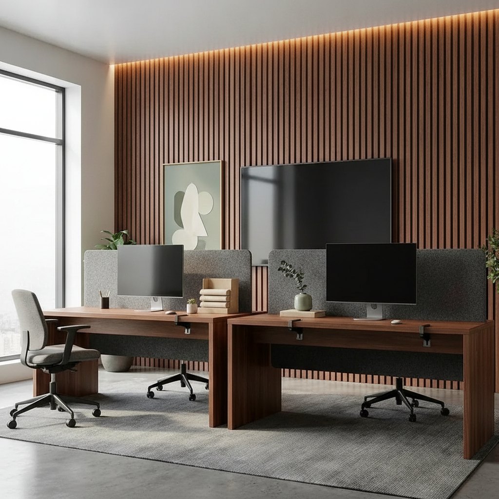 Felt Privacy Panel for Shared Desks