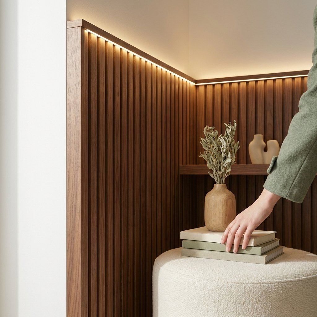 Slat Wall End Trims — 4 × 270 cm