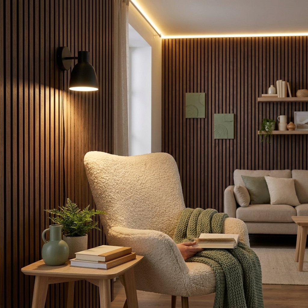 Corded Plug-In Wall Light, Woven Cable