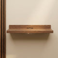 Wall-Mounted Media Shelf 120 cm with Cord Cut-Out